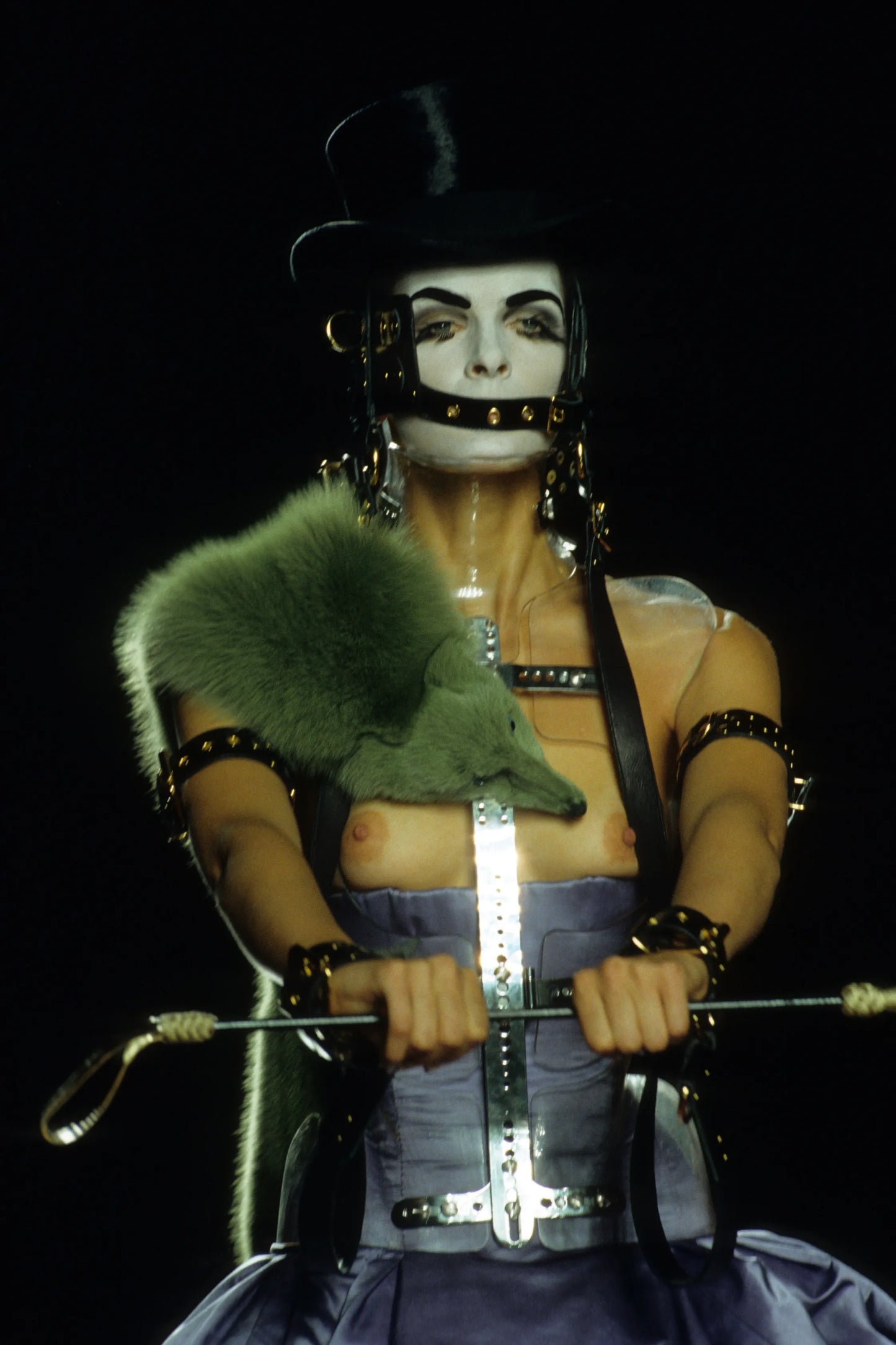 Temporary Unavailable - Fox Scarf Haute Couture FW2000