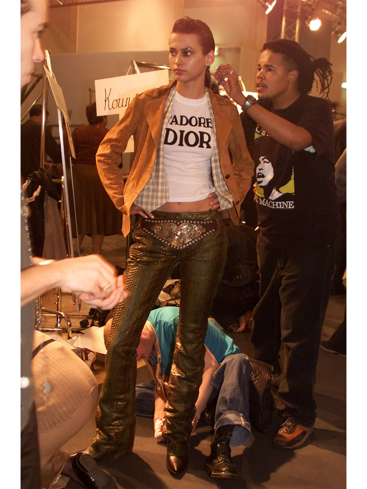 Metal engraved Belt FW2001