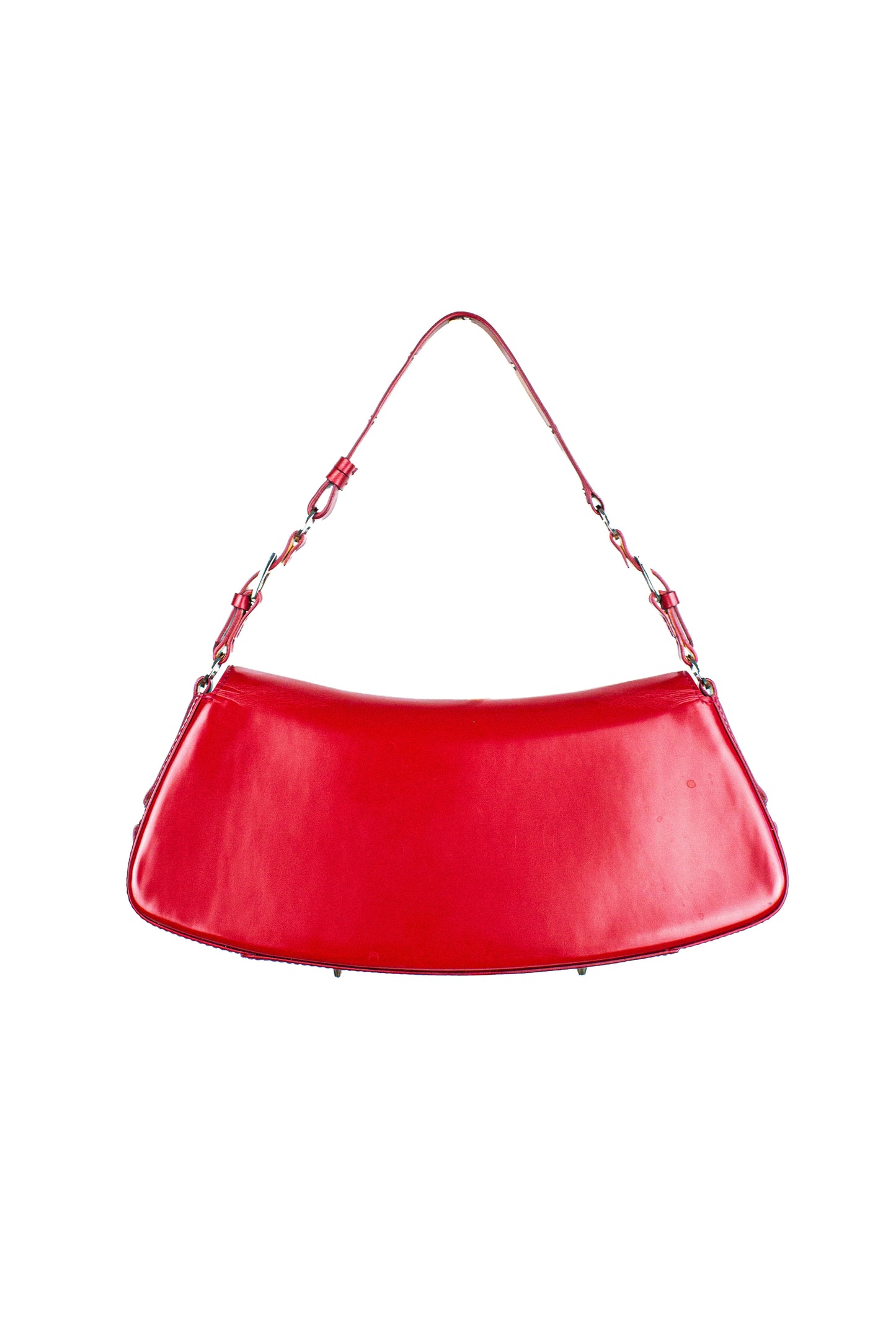 Red Patent Bondage Bag