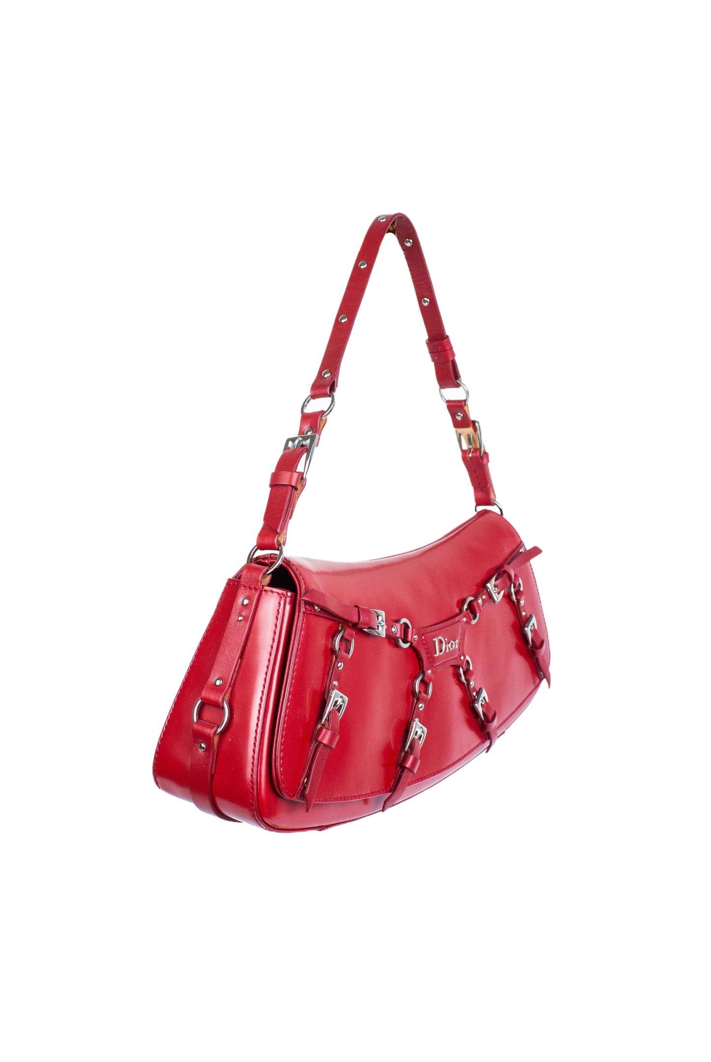 Red Patent Bondage Bag