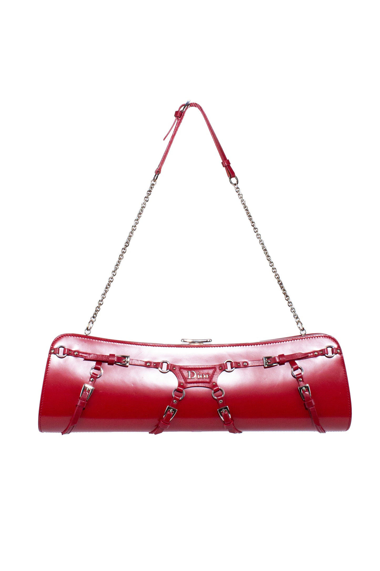 Red Bondage Chain Bag