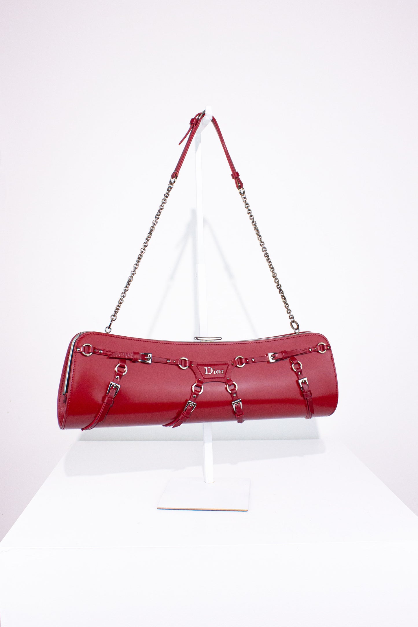 Red Bondage Chain Bag