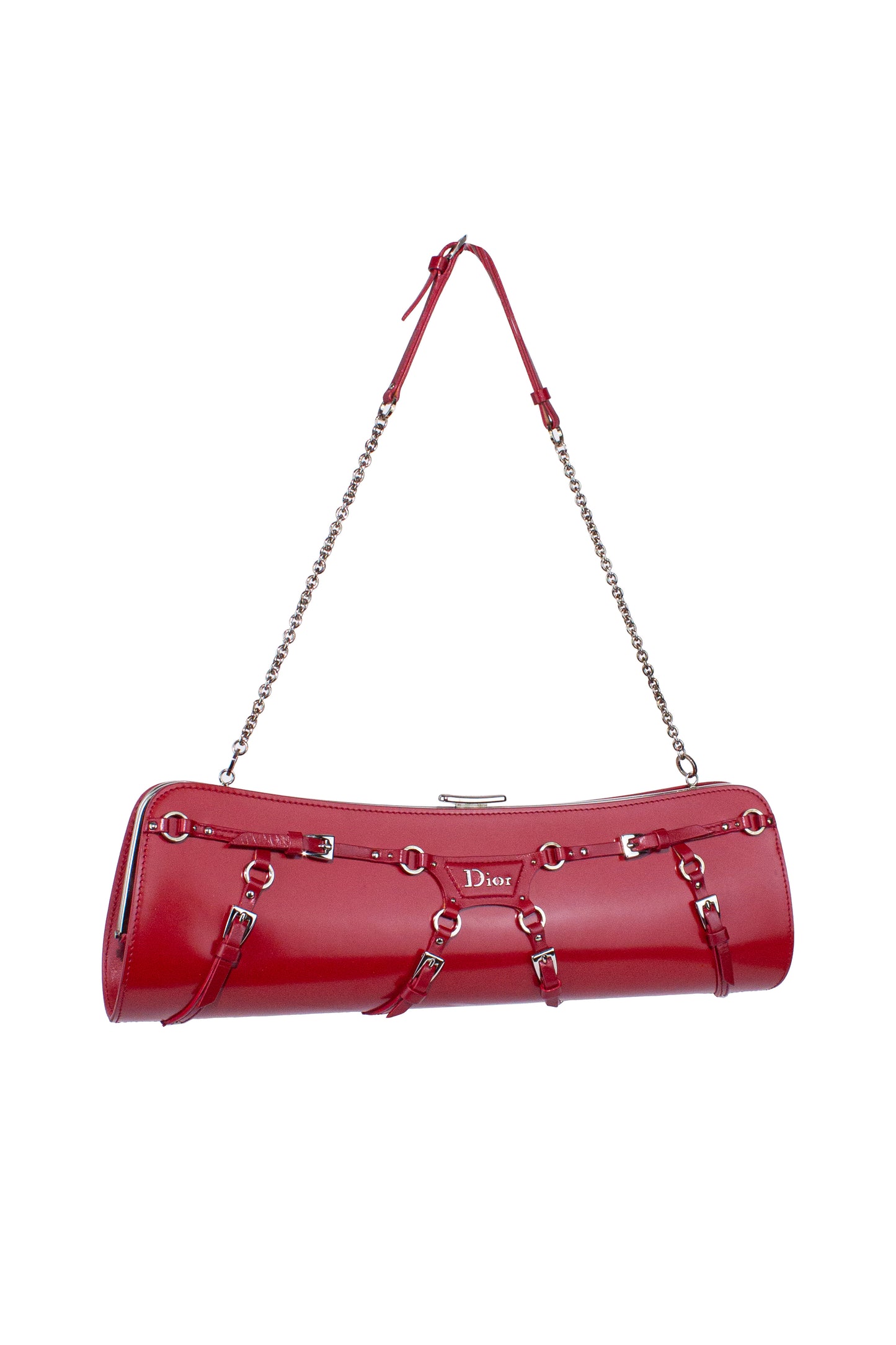 Red Bondage Chain Bag