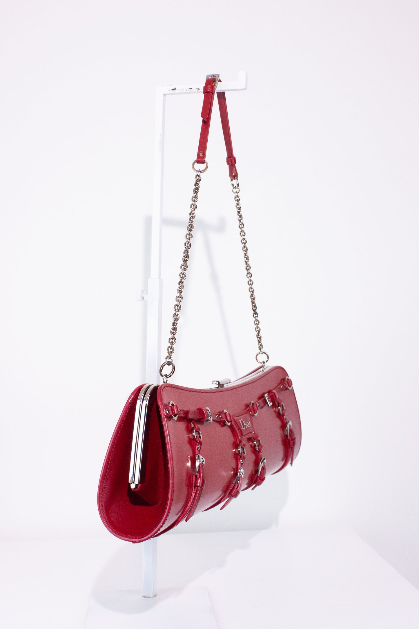 Red Bondage Chain Bag