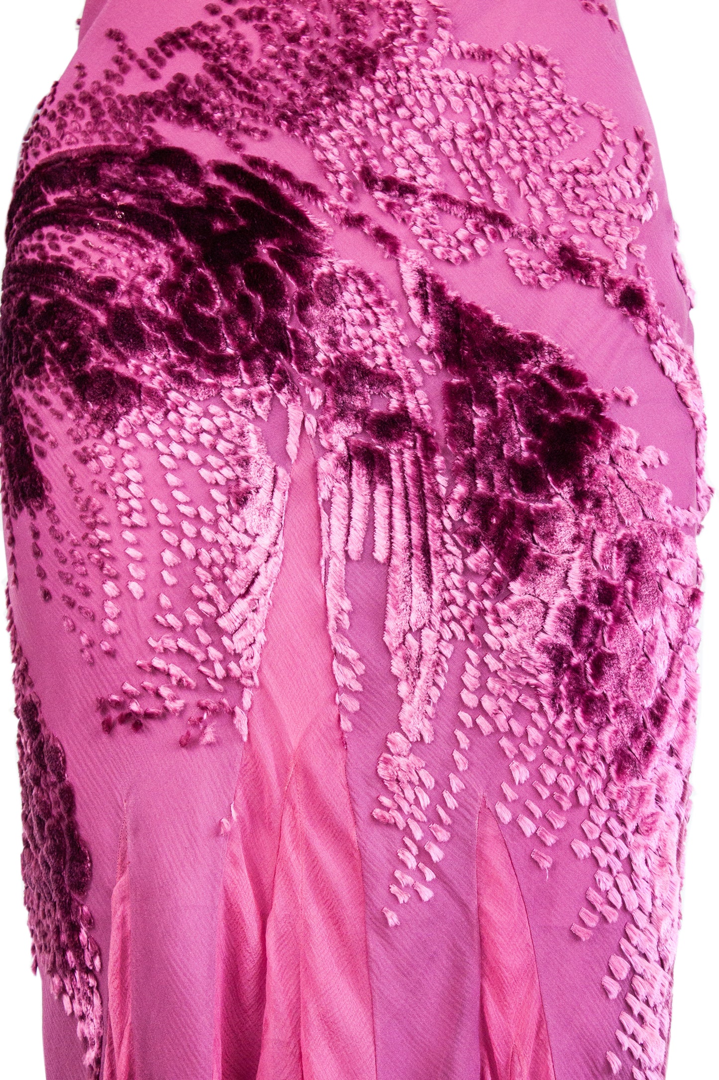 Silk Velvet Cocktail Dress AW2003