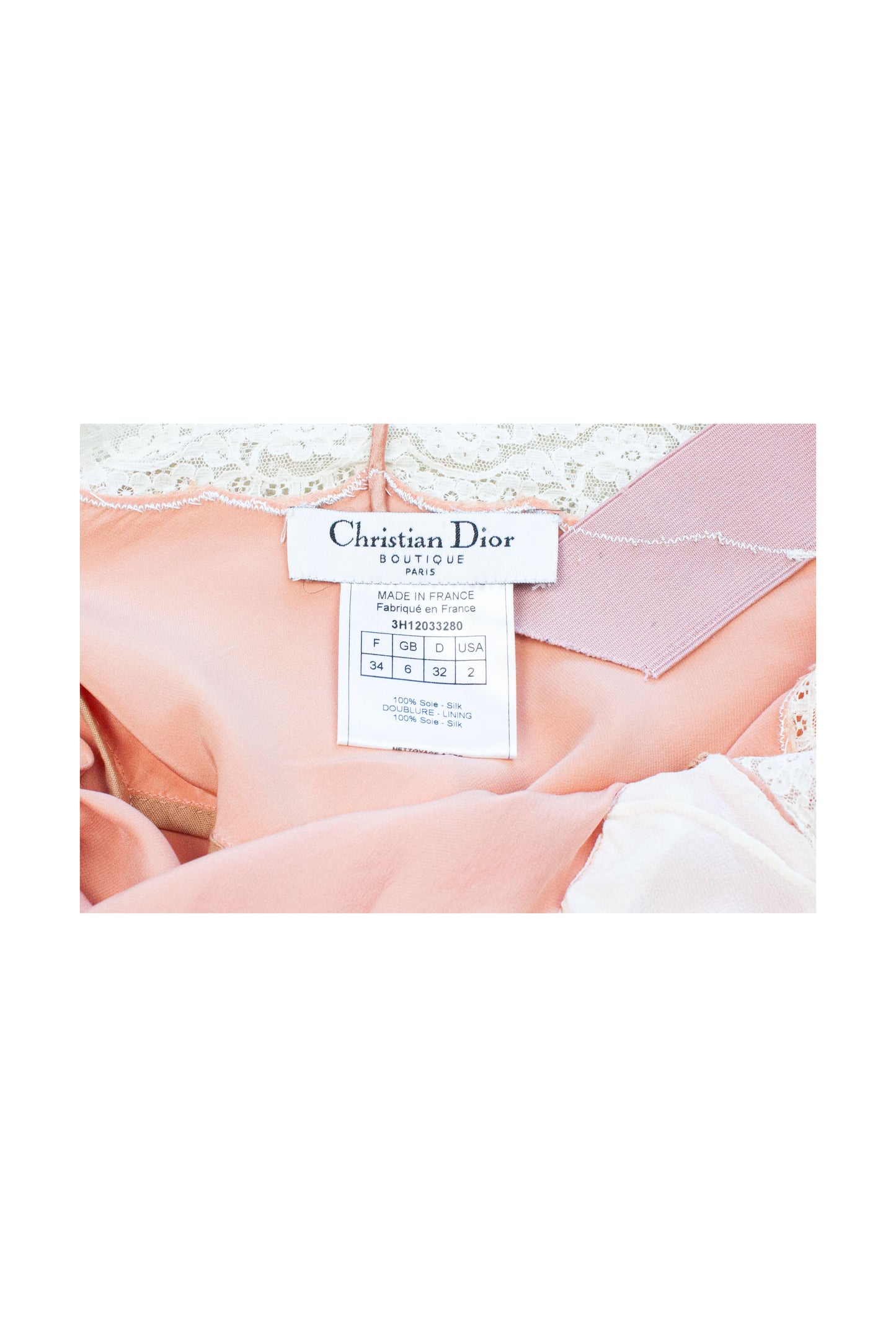 Lace Silk Dress SS2002