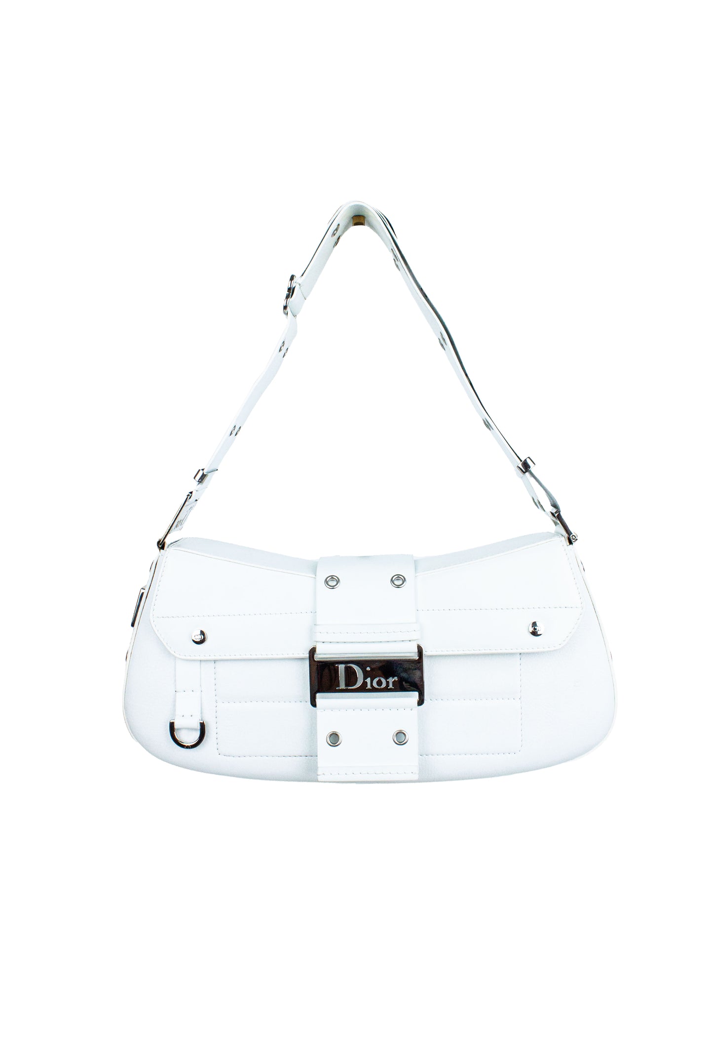 White Columbus Leather Bag