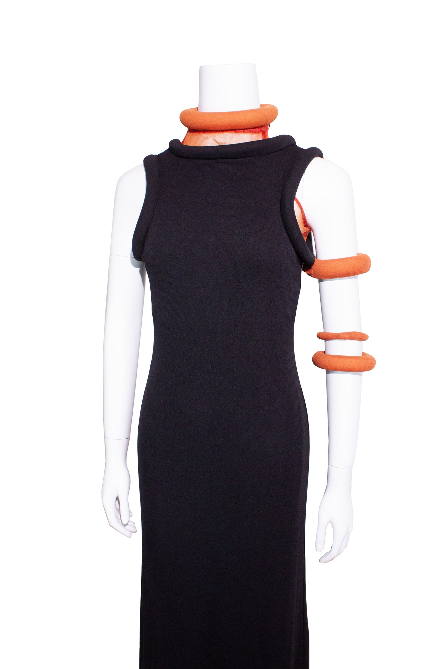 Tube Collar Layered Dress Fall1999