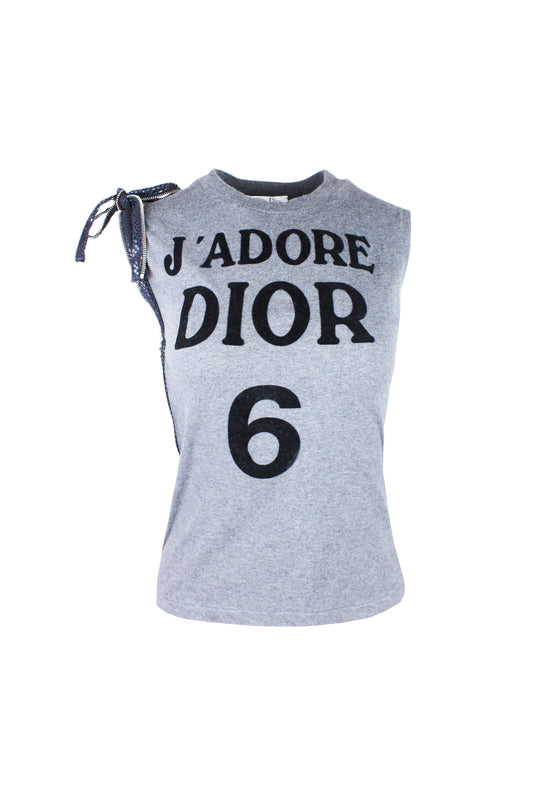 J'Adore Dior Zipper Top