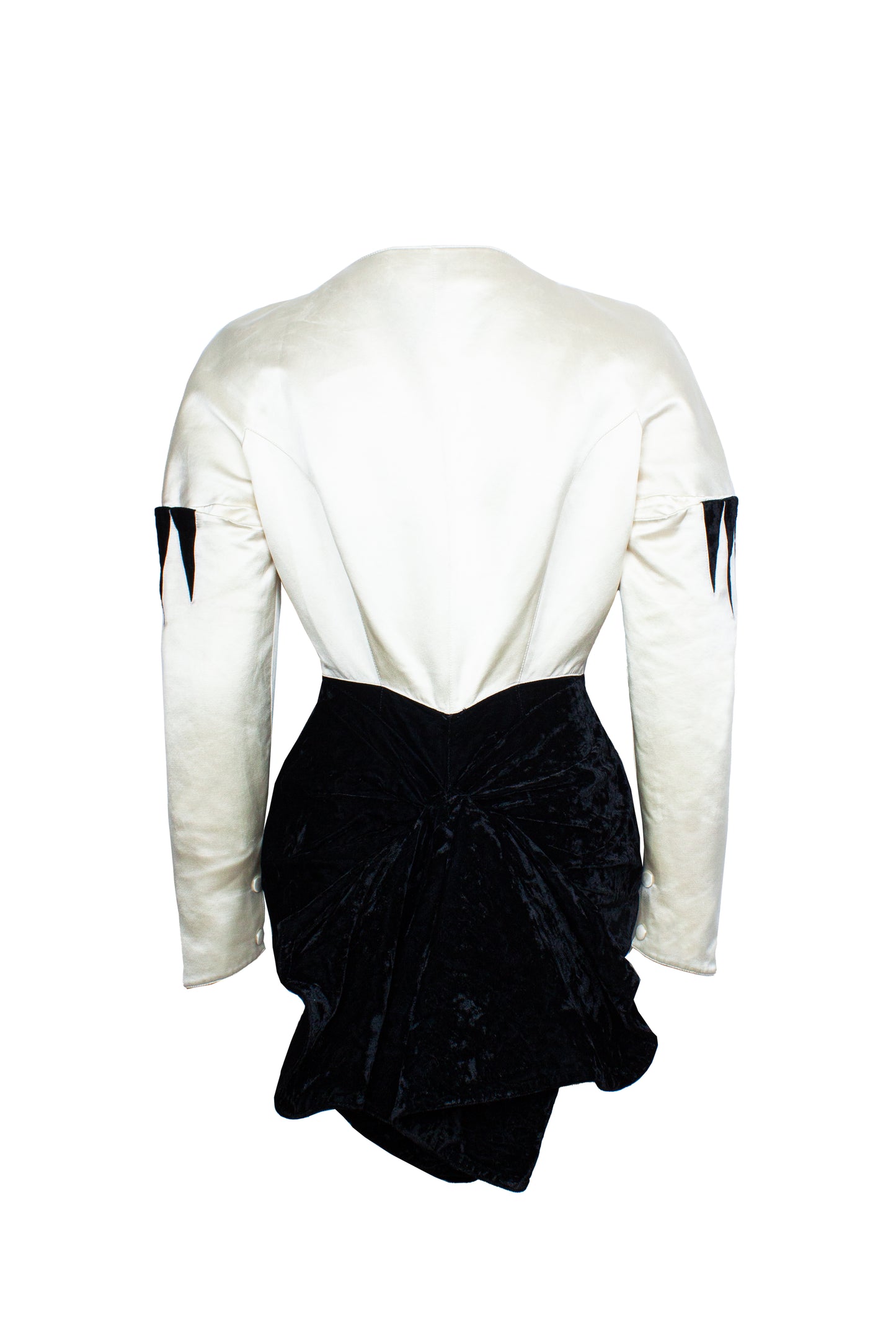 Satin Velvet Bow-Tie Jacket AW1990