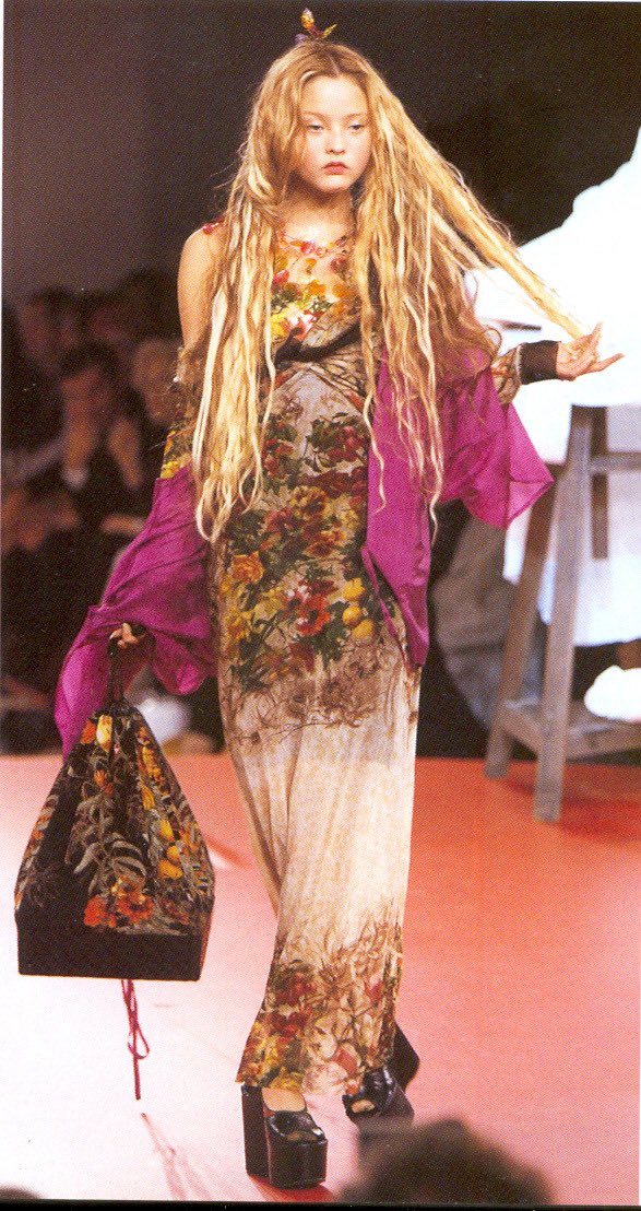 Devon Aoki Floral Dress SS 1999